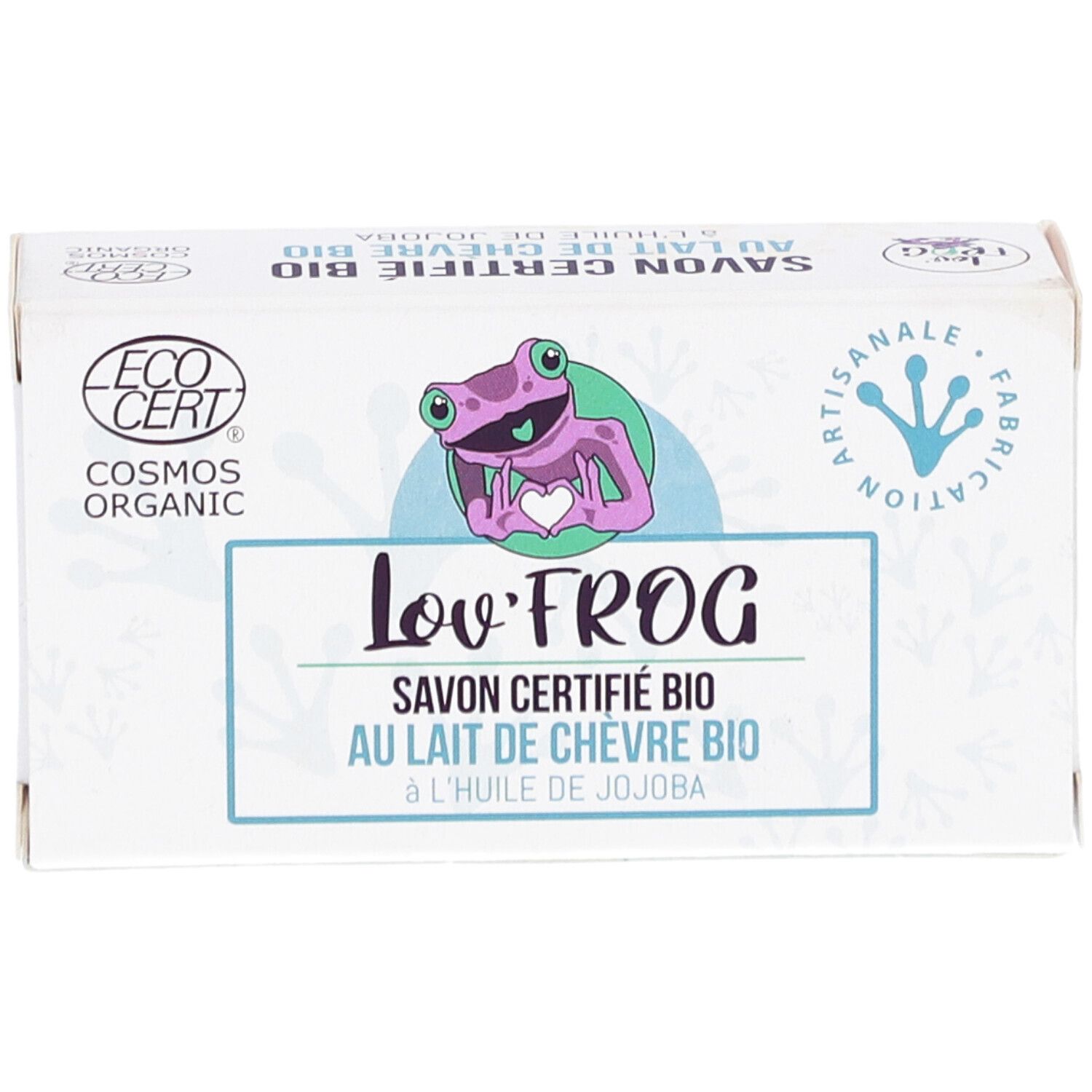 Lov'Frog Savon Certifié Bio au Lait de Chèvre Bio