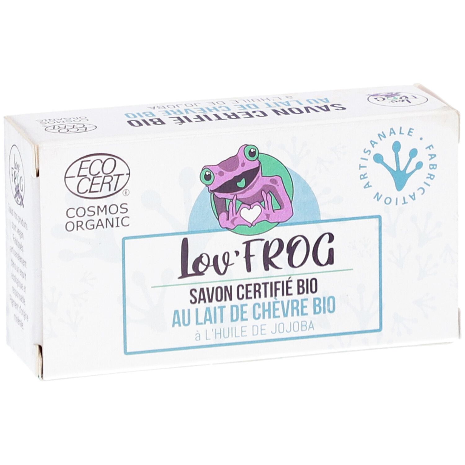 Lov'Frog Savon Certifié Bio au Lait de Chèvre Bio