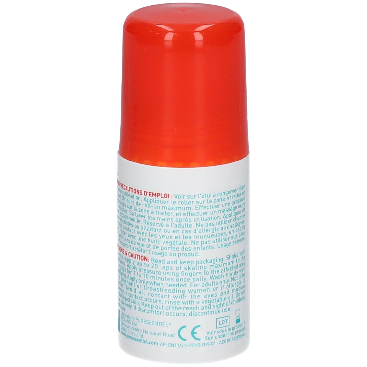 PURESSENTIEL ARTICULATIONS & MUSCLES PURE HEAT ROLLER - Roller aux huiles essentielles, di