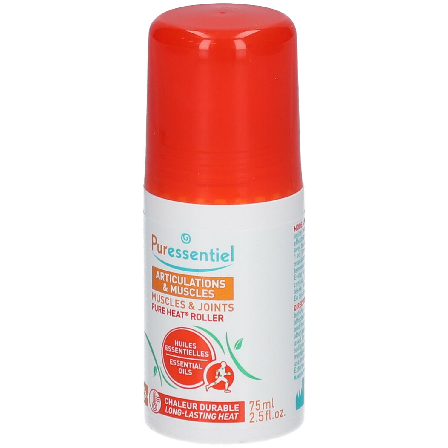 PURESSENTIEL ARTICULATIONS & MUSCLES PURE HEAT ROLLER - Roller aux huiles essentielles, di