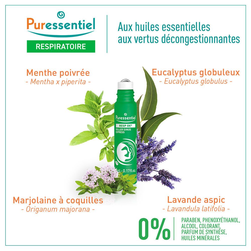 PURESSENTIEL SINUS EXPRESS ROLL5ML
