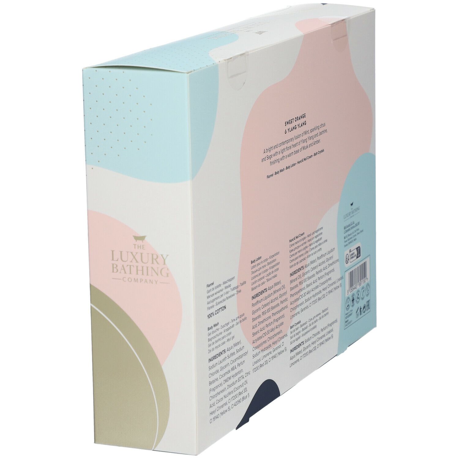 The Luxury Bathing Company Coffret ABSTRACT LAYERS Head to Toe Pamper - Orange Sucrée et Ylang-Ylang