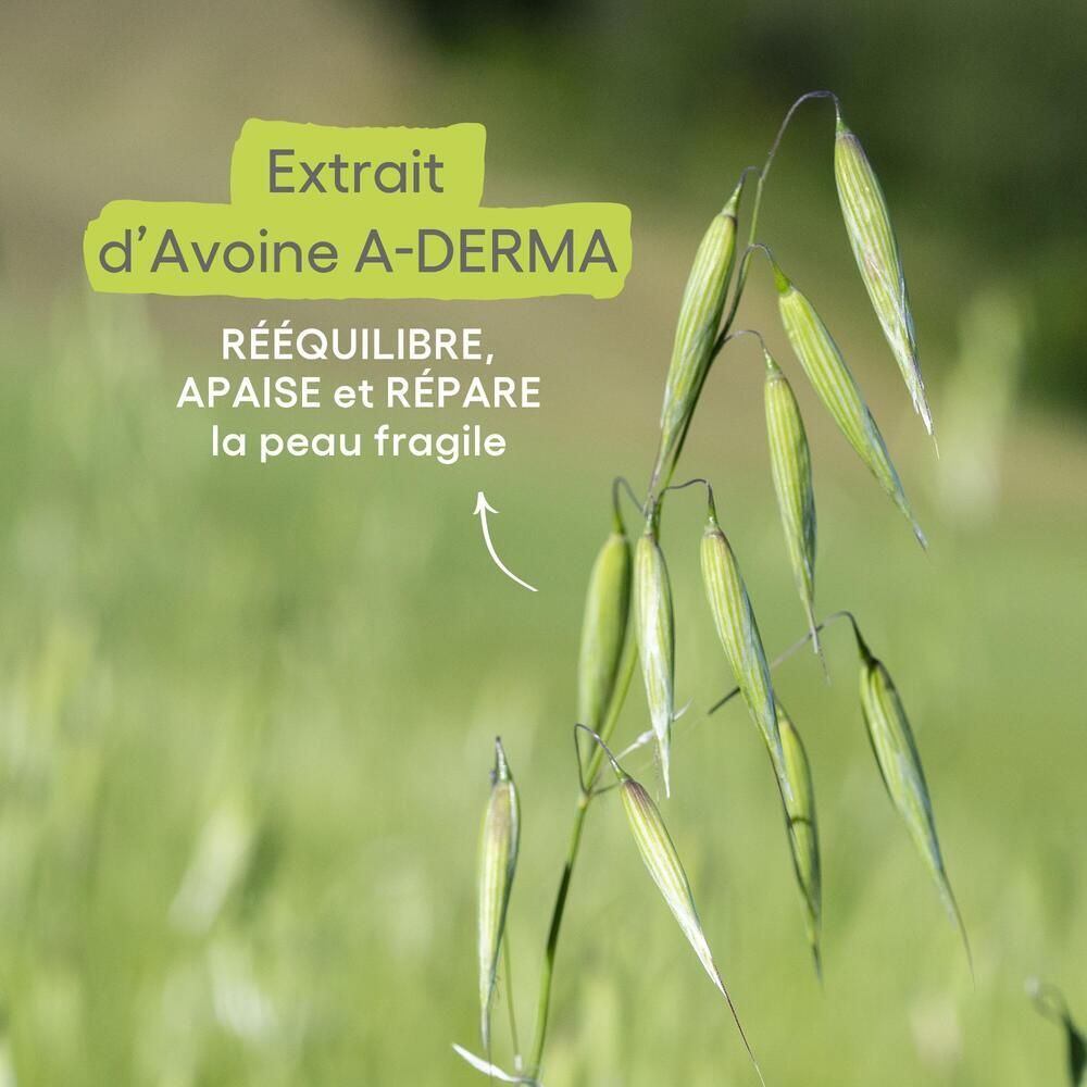 A-DERMA EXOMEGA CONTROL huile lavante émolliente anti-grattage - écorecharge de 500 ml