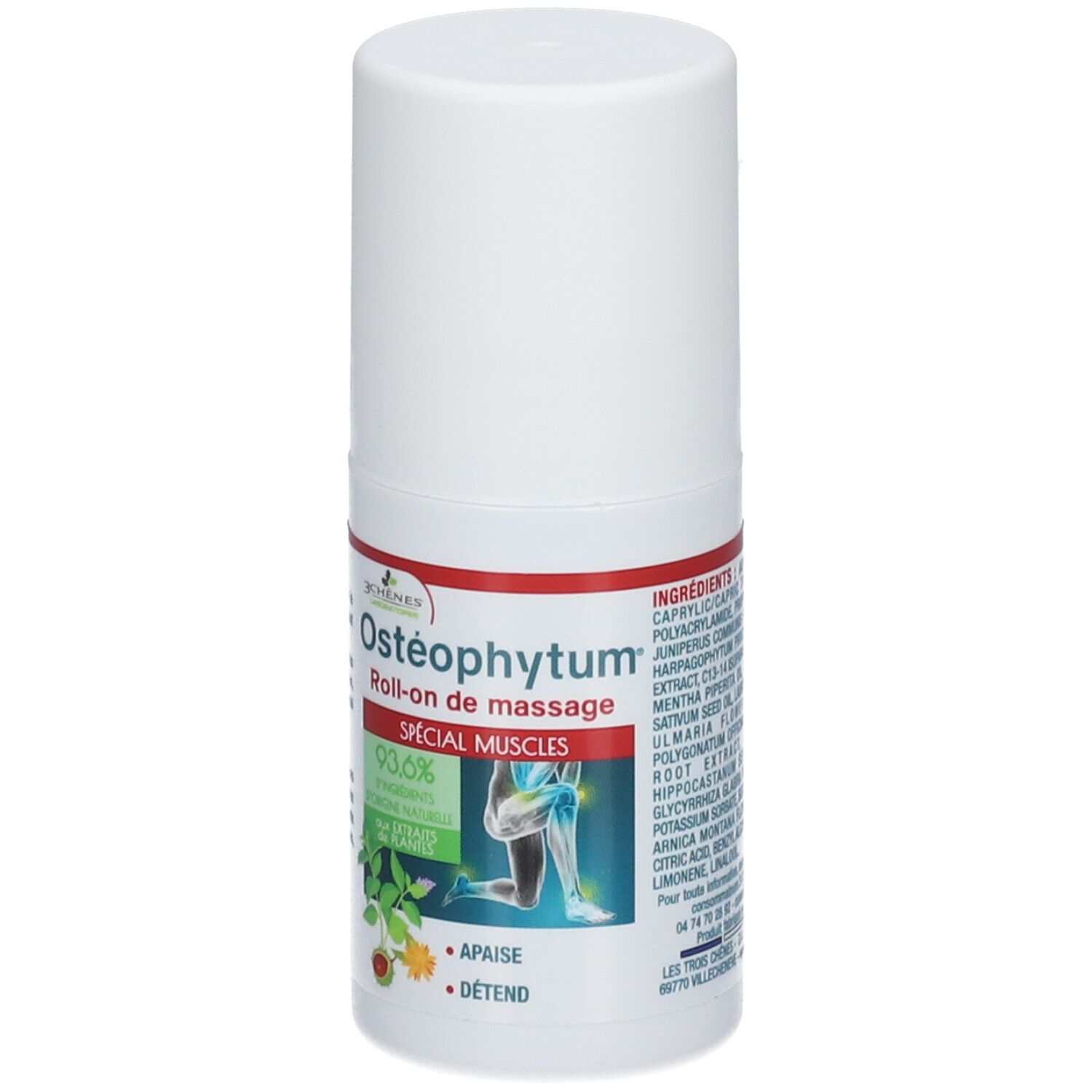 Les 3 Chênes Osteophytum Roll-on de massage Muscles & Articulations