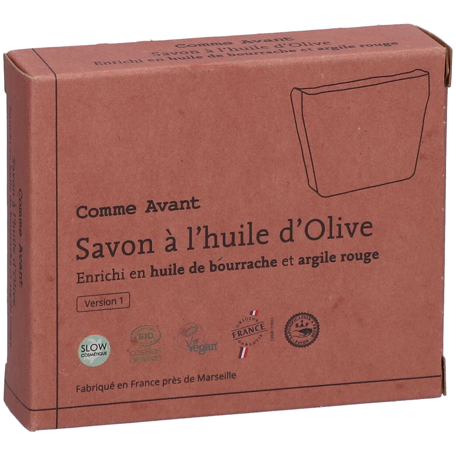Comme Avant Savon à l'Huile d'Olive Enrichi en Huile de Bourrache