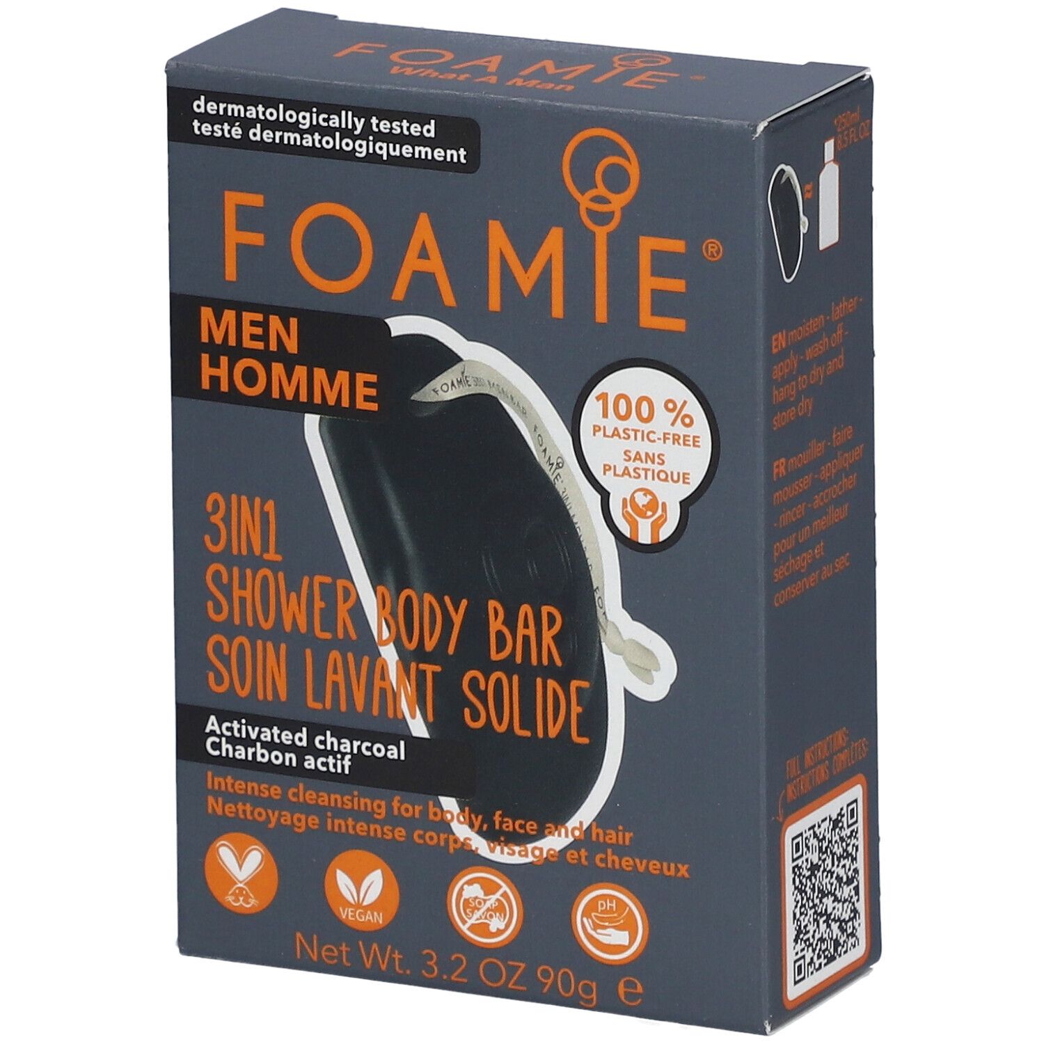 Foamie® What A Man 3-in-1 Soin Lavant Solide