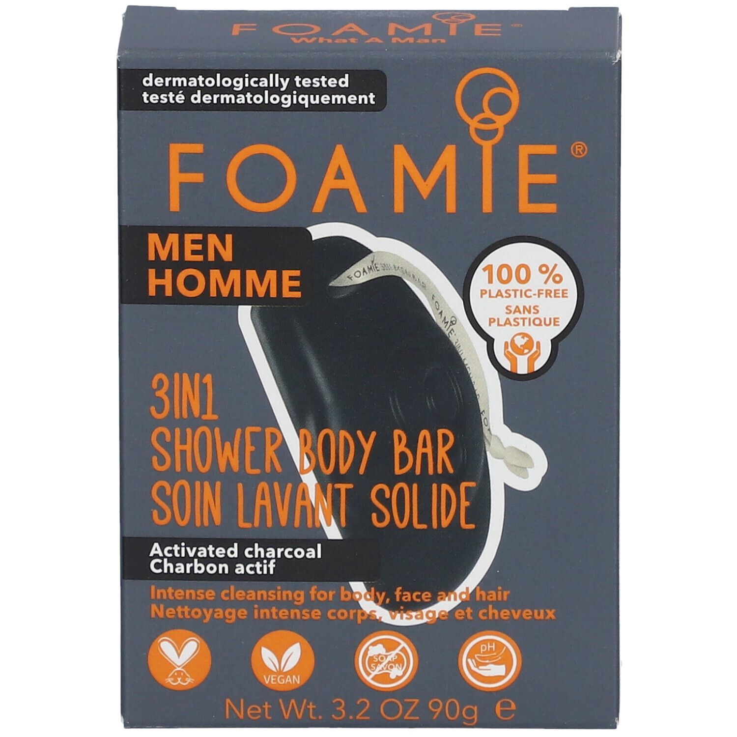 Foamie® What A Man 3-in-1 Soin Lavant Solide
