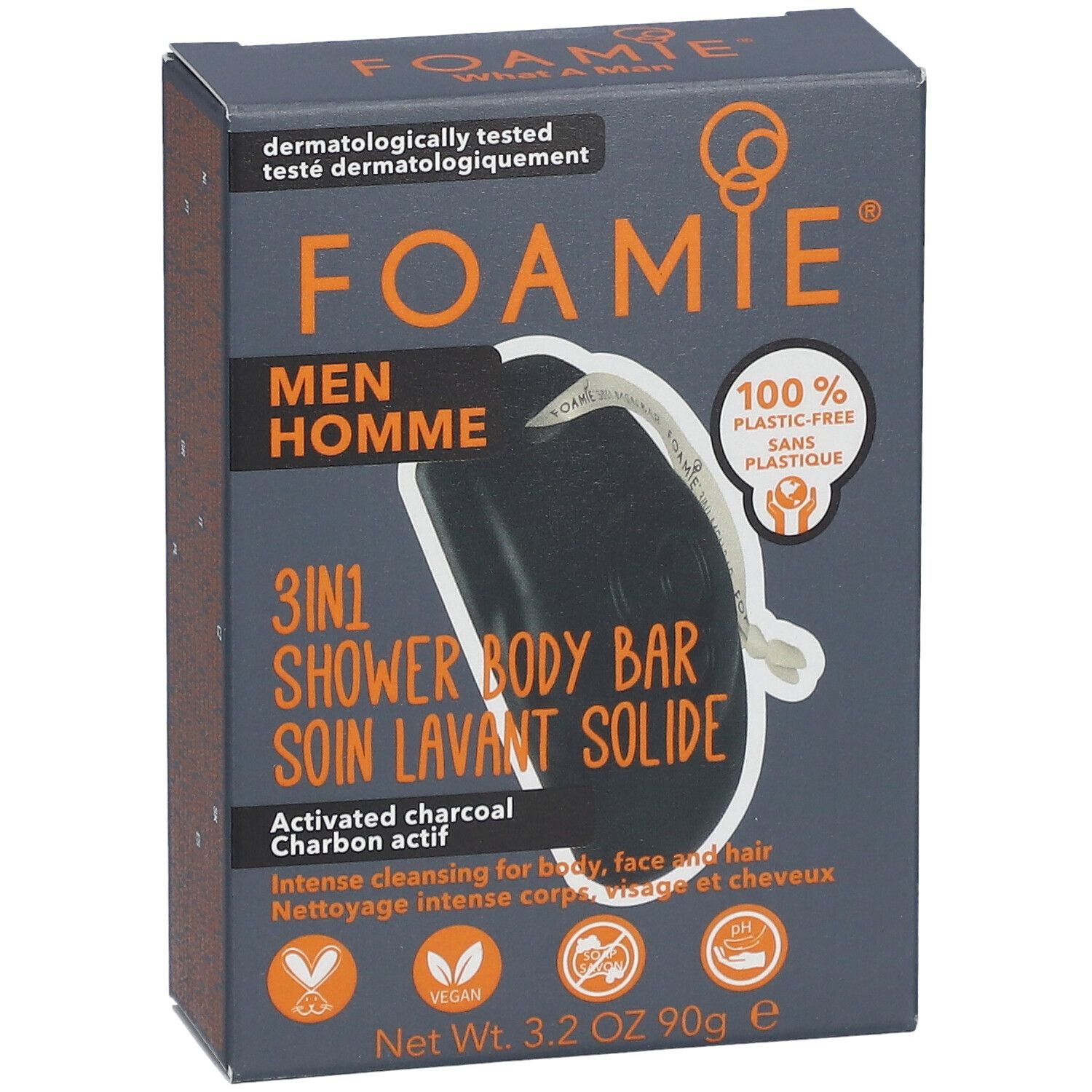 Foamie® What A Man 3-in-1 Soin Lavant Solide
