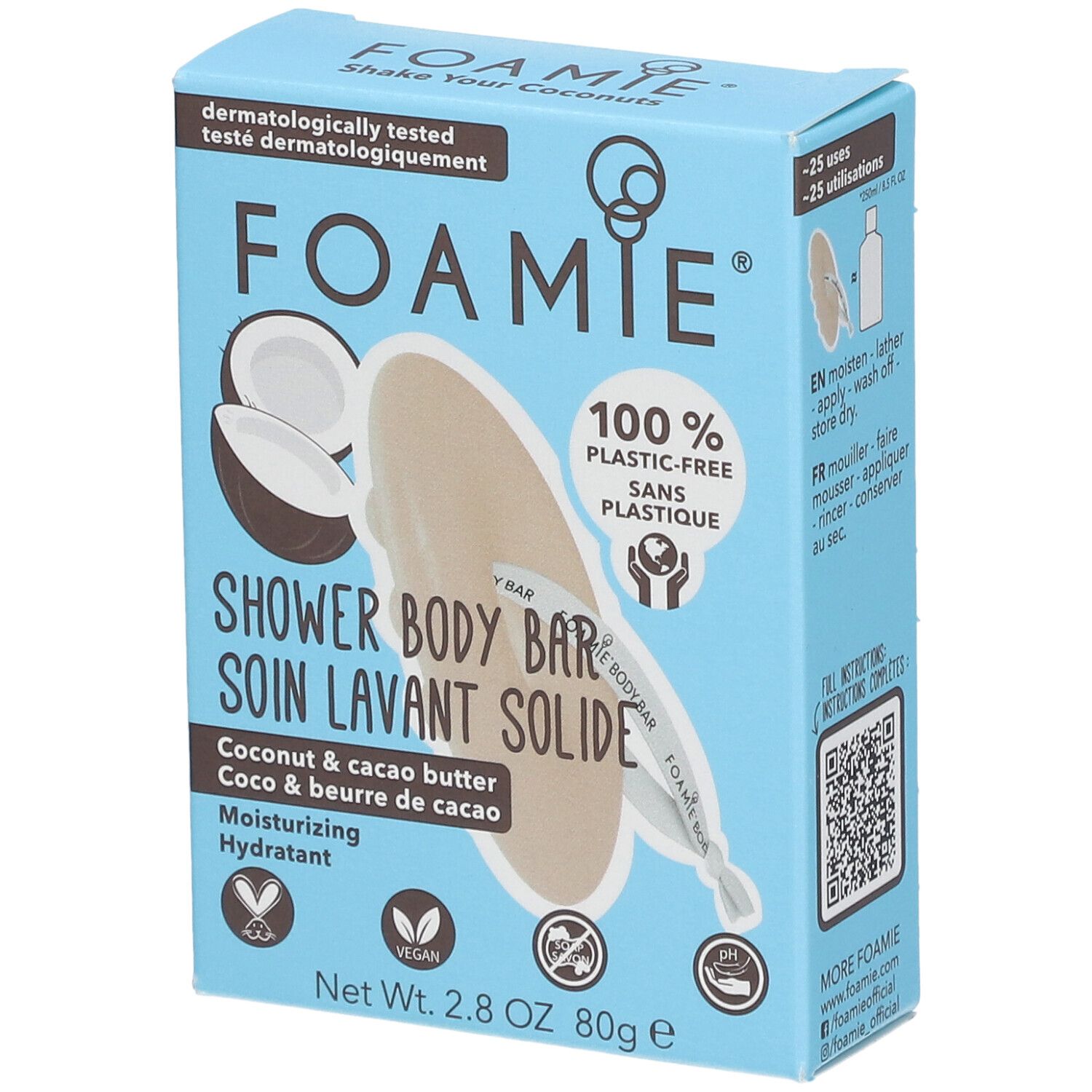 Foamie® Shake Your Coconuts Shower Body Bar