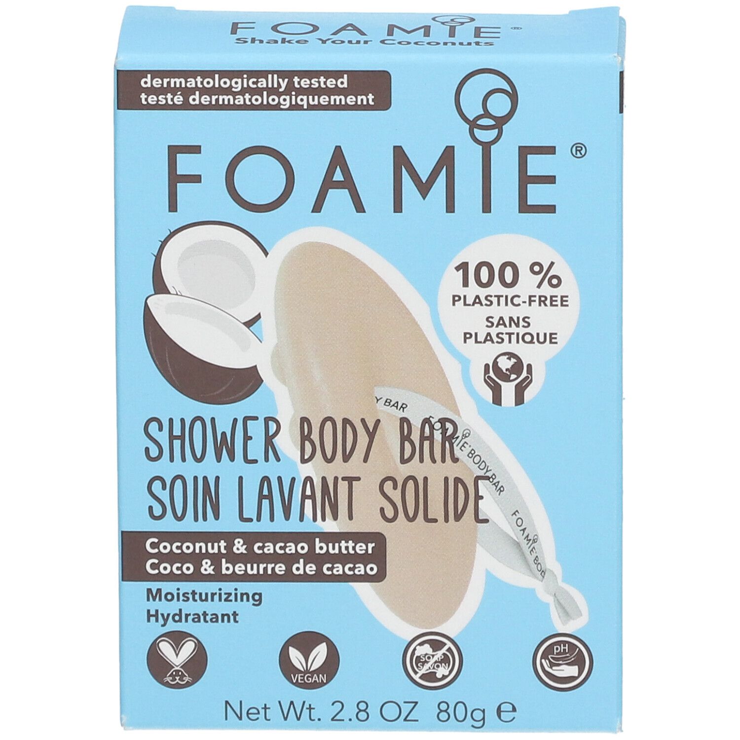 Foamie® Shake Your Coconuts Shower Body Bar