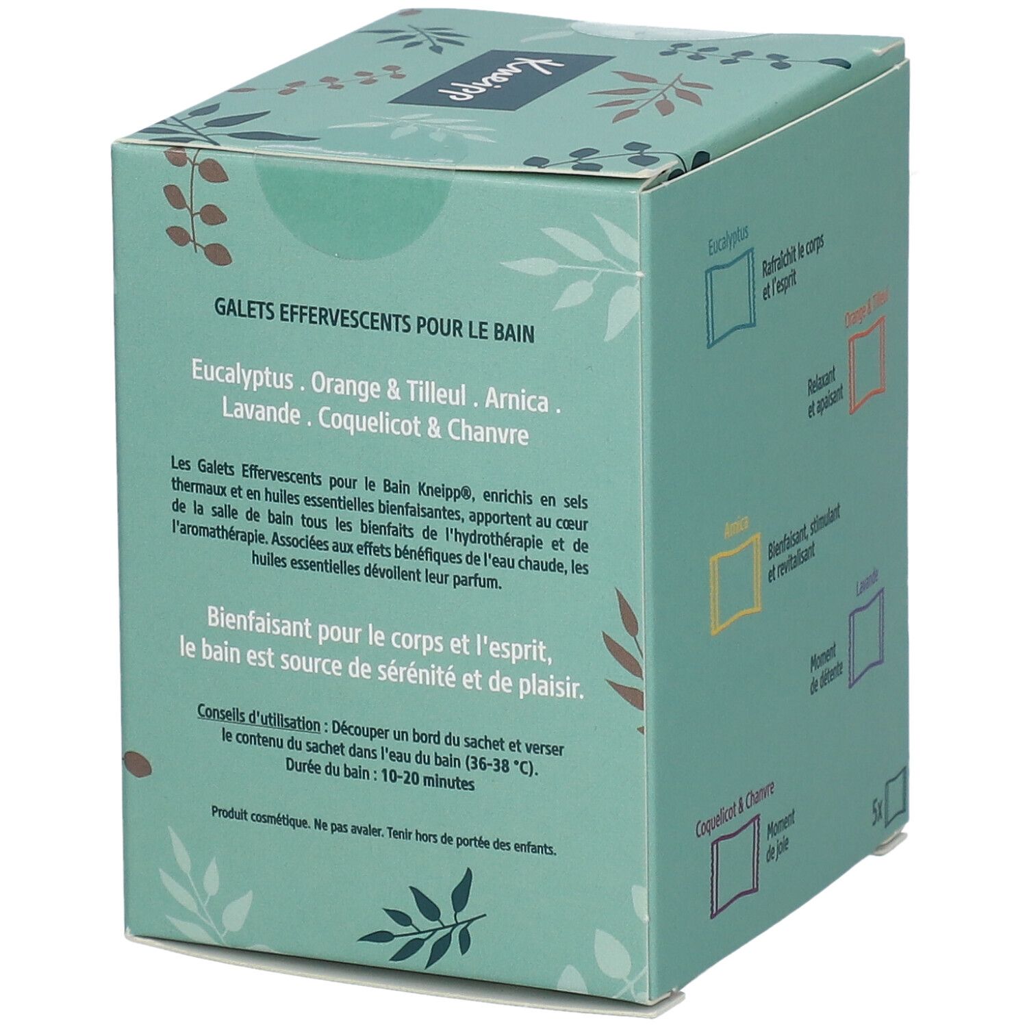 KNEIPP COFF GALET BAIN EFFERV X5