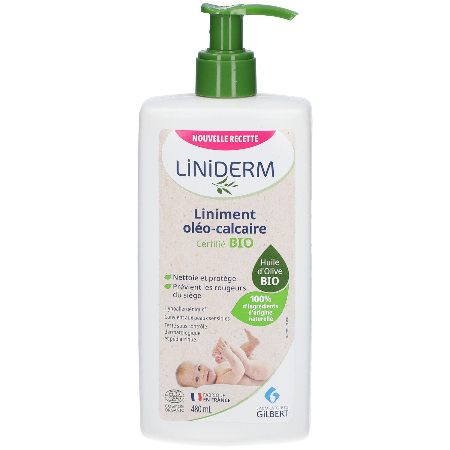 Gilbert LiNiDERM Bébé Liniment Oléo-calcaire BIO