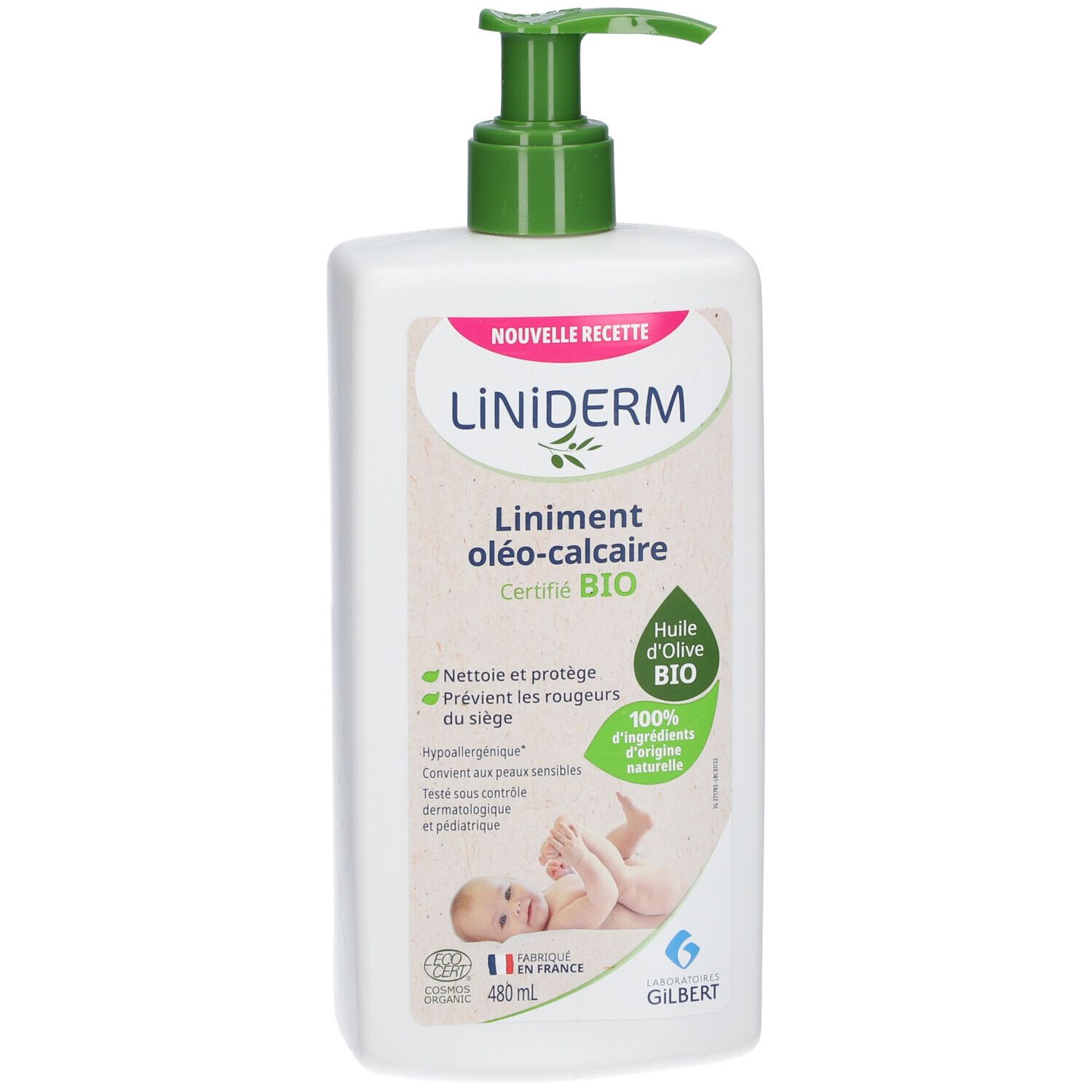 Gilbert LiNiDERM Bébé Liniment Oléo-calcaire BIO