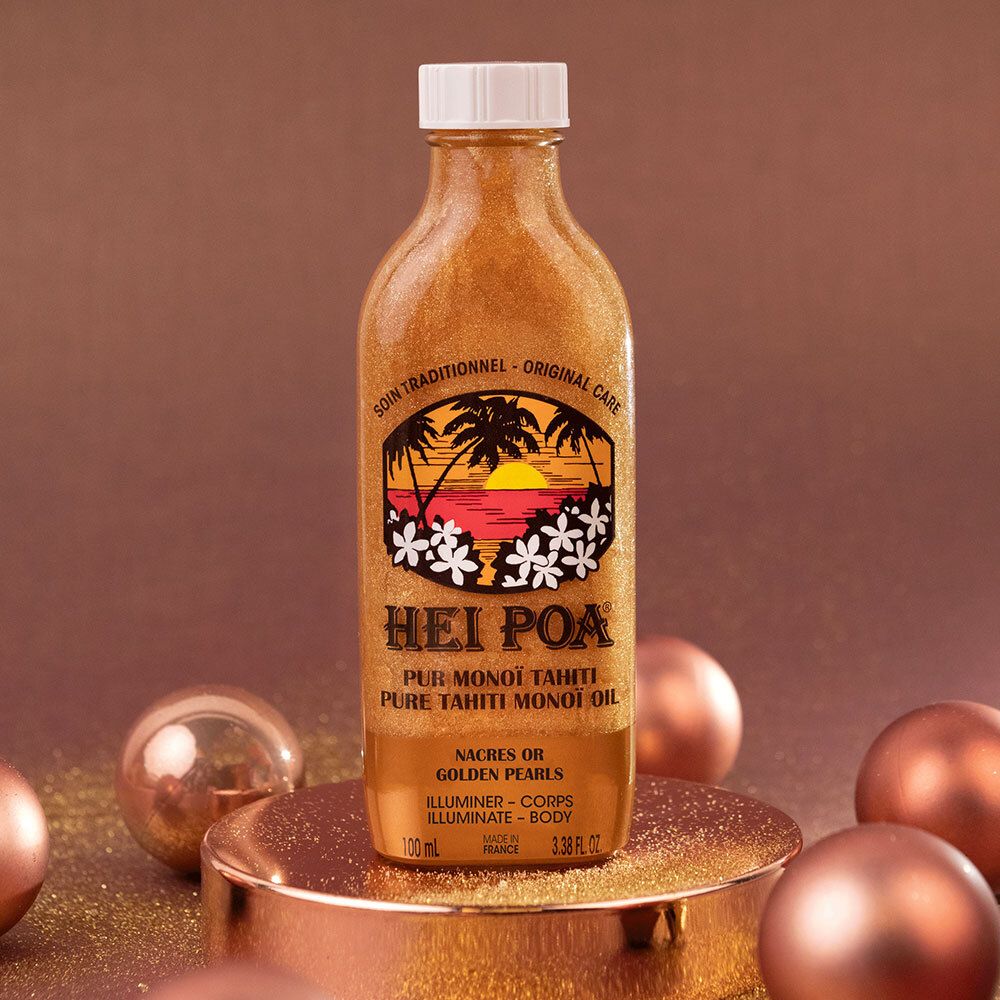 HEI POA® PURE MONOI TIARÉ GOUD PAREL