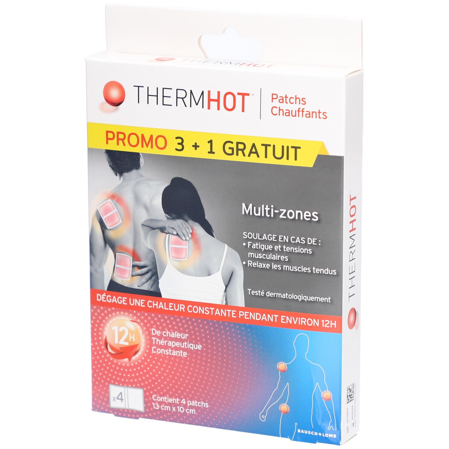 ThermHot Patchs chauffants 3 Multi-Zones