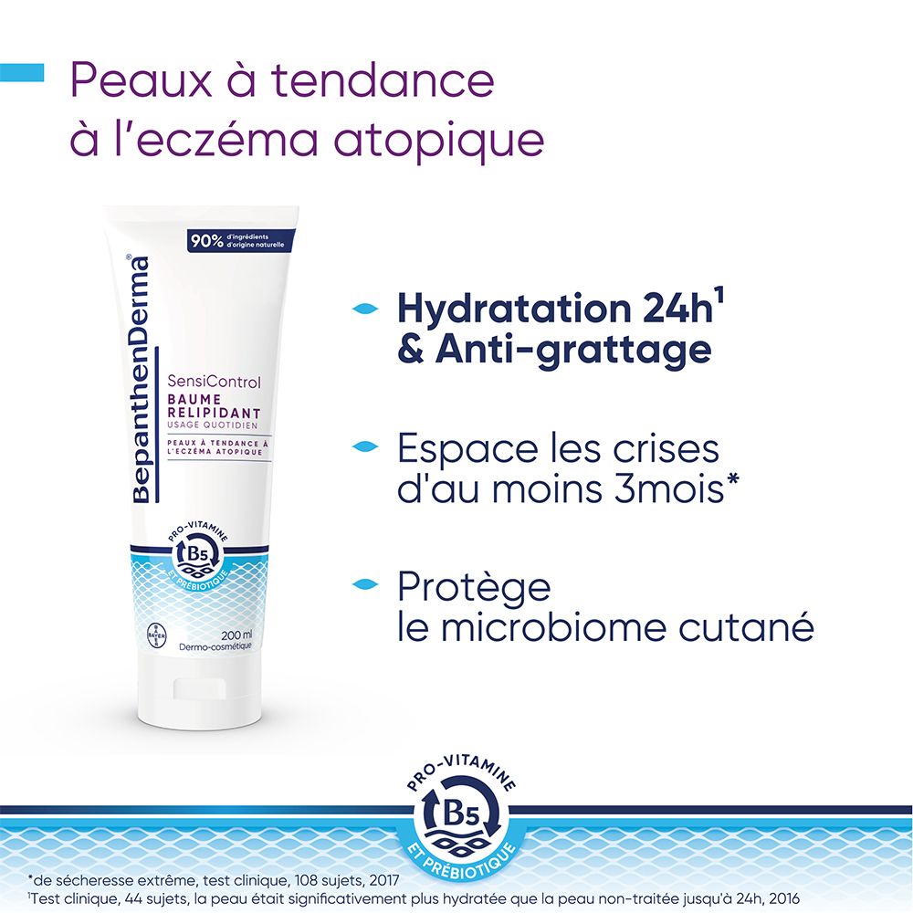 BepanthenDerma SensiControl Baume Relipidant Peaux à tendance à l'eczéma atopique