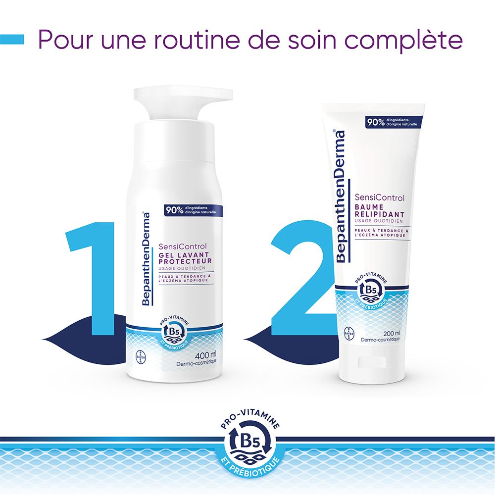 BepanthenDerma SensiControl Baume Relipidant Peaux à tendance à l'eczéma atopique