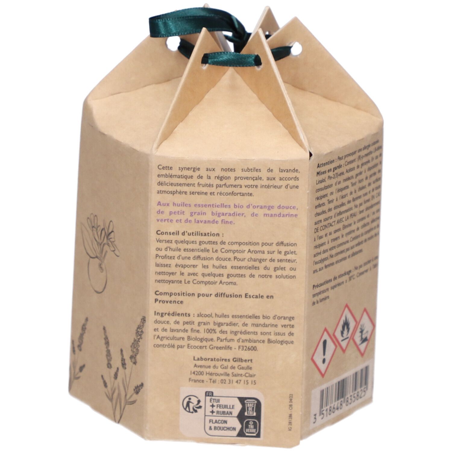 Le comptoir Aroma Coffret Galet & Compositie Voor Diffusie Escale En Provence