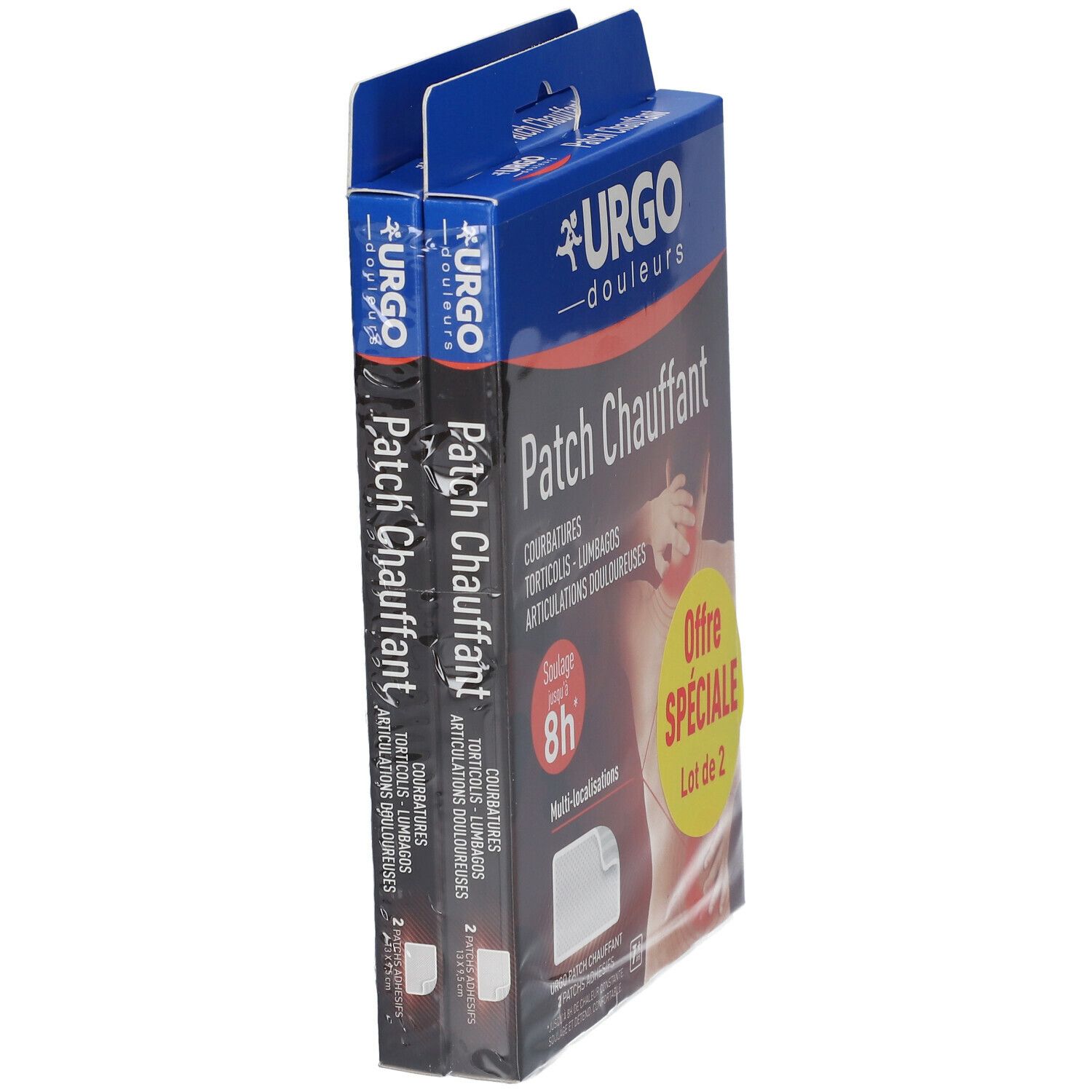 URGO PATCH CHAUFFANT ADH 2X2