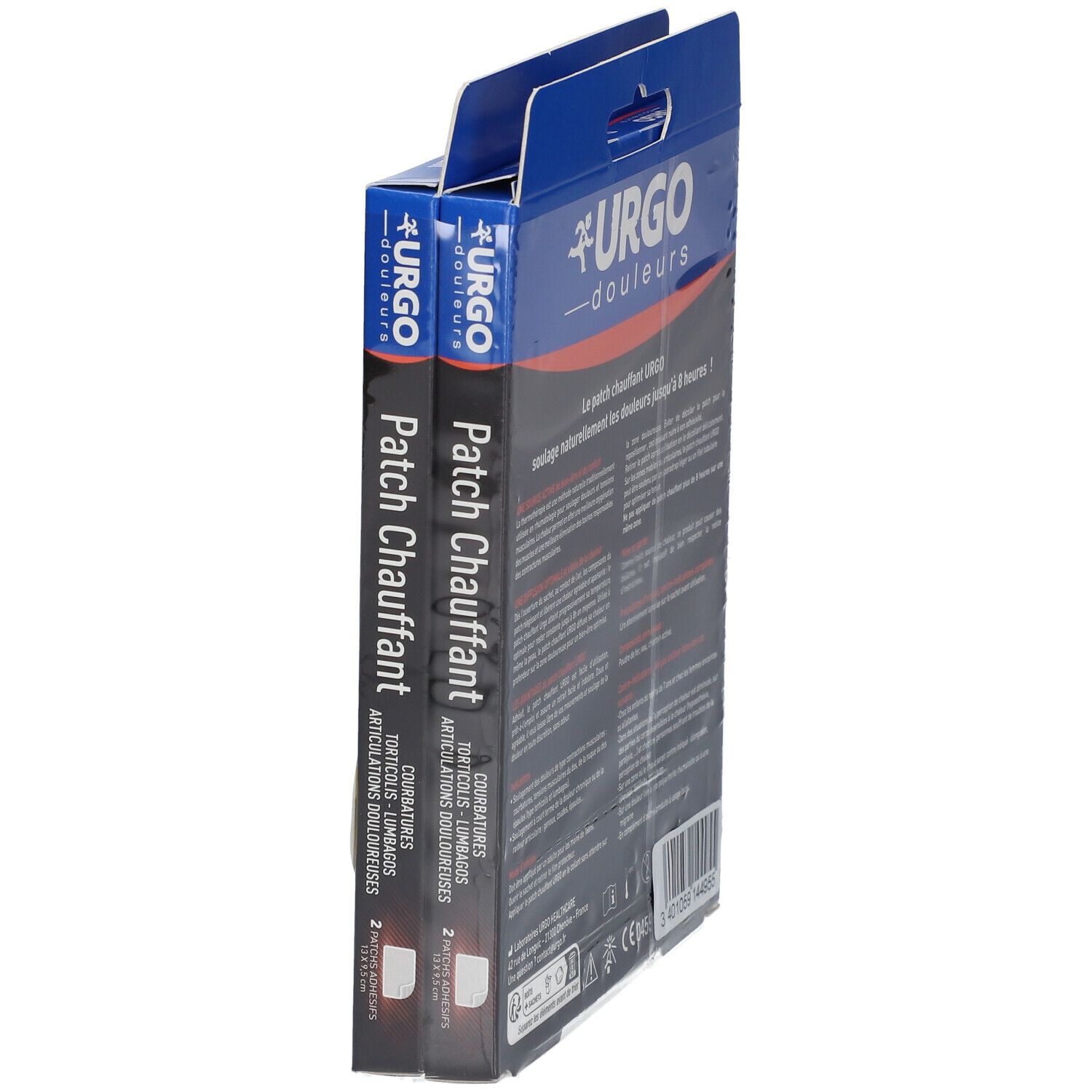 URGO PATCH CHAUFFANT ADH 2X2