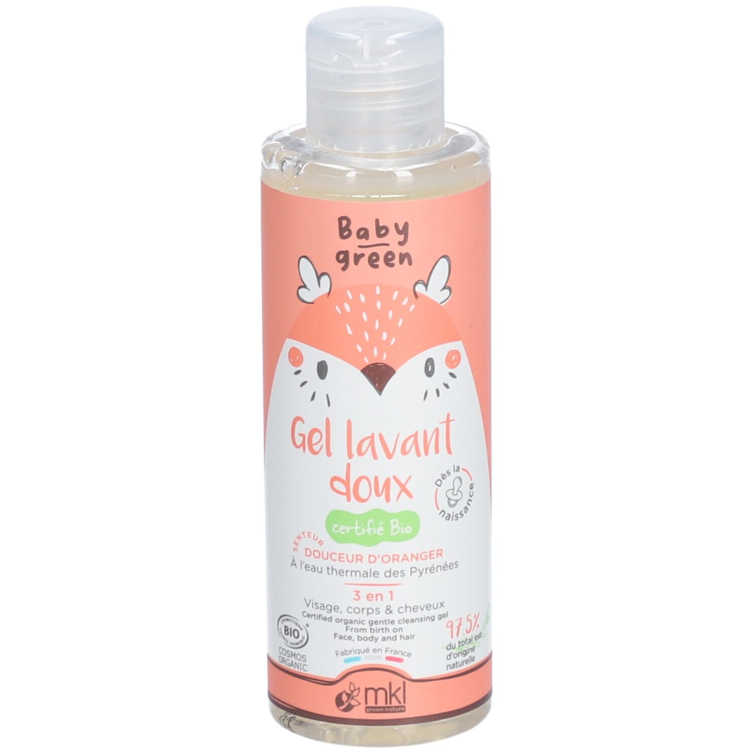 MKL Baby Green Gel lavant doux