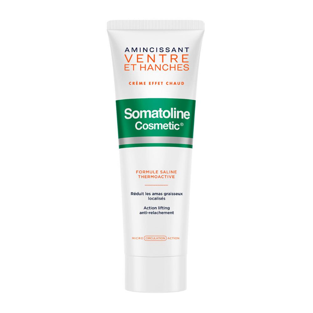 SOMATOLINE COSMETIC AMINCISSANT VENTRE & HANCHES - Crème amincissante, effet chaud.  - tub