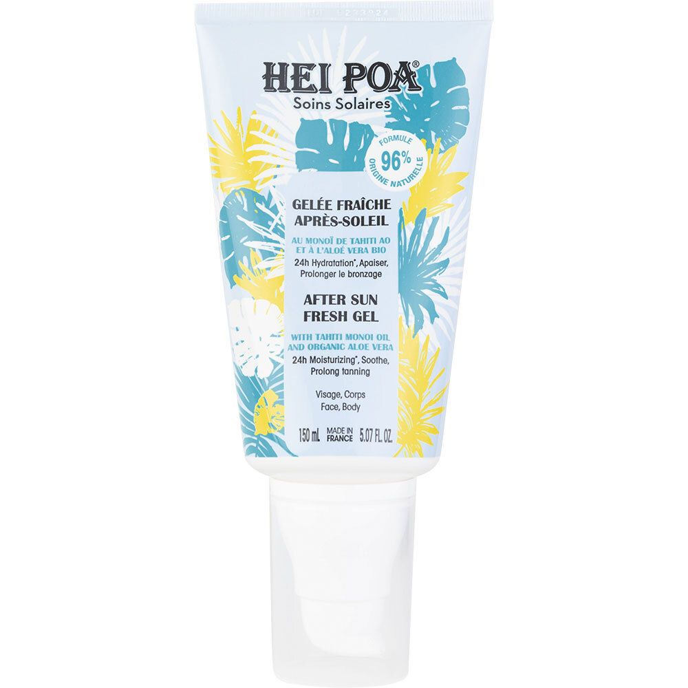 HEI POA® Frisse Aftersun Gel met Monoï de Tahiti AO en ORGANISCHE Aloë Vera