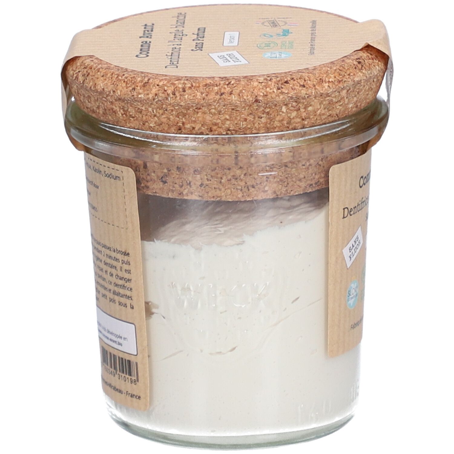 Comme Avant Witte Klei Tandpasta Zonder Smaak