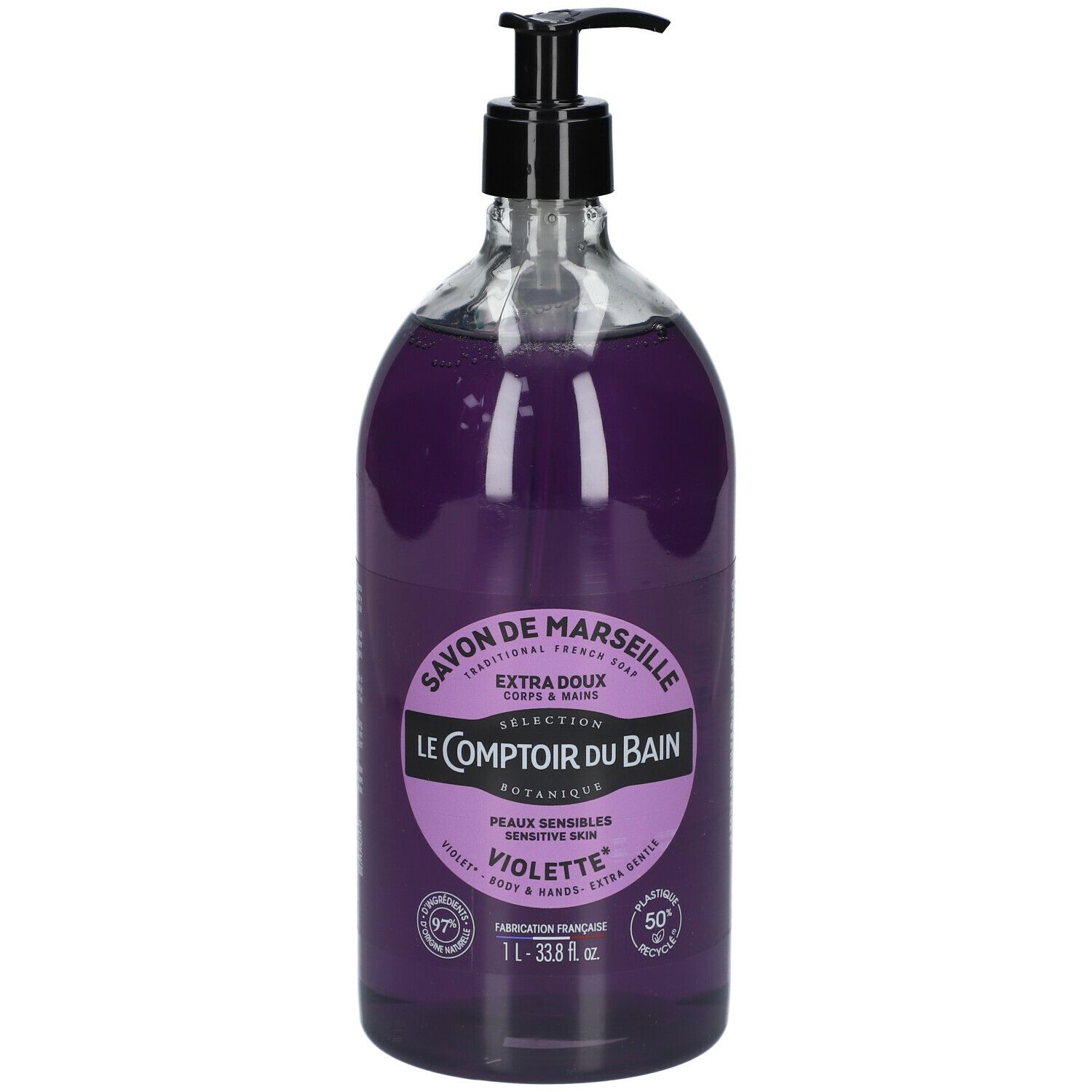 Le Comptoir du Bain Savon traditionnel de Marseille Violette - à partir de 6 ans