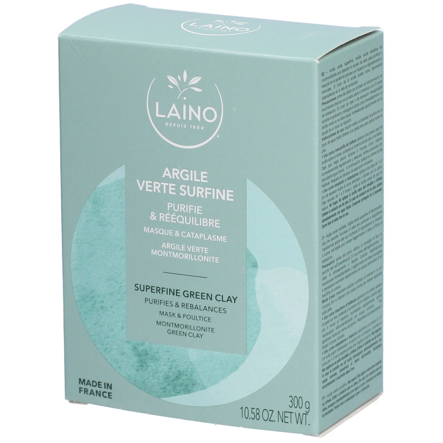 LAINO ARGILE POUDRE SURFINE 300G