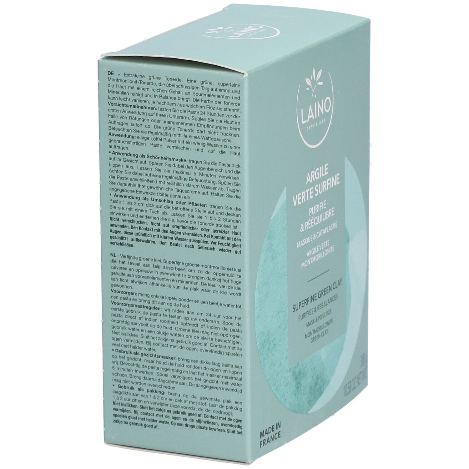 LAINO ARGILE POUDRE SURFINE 300G