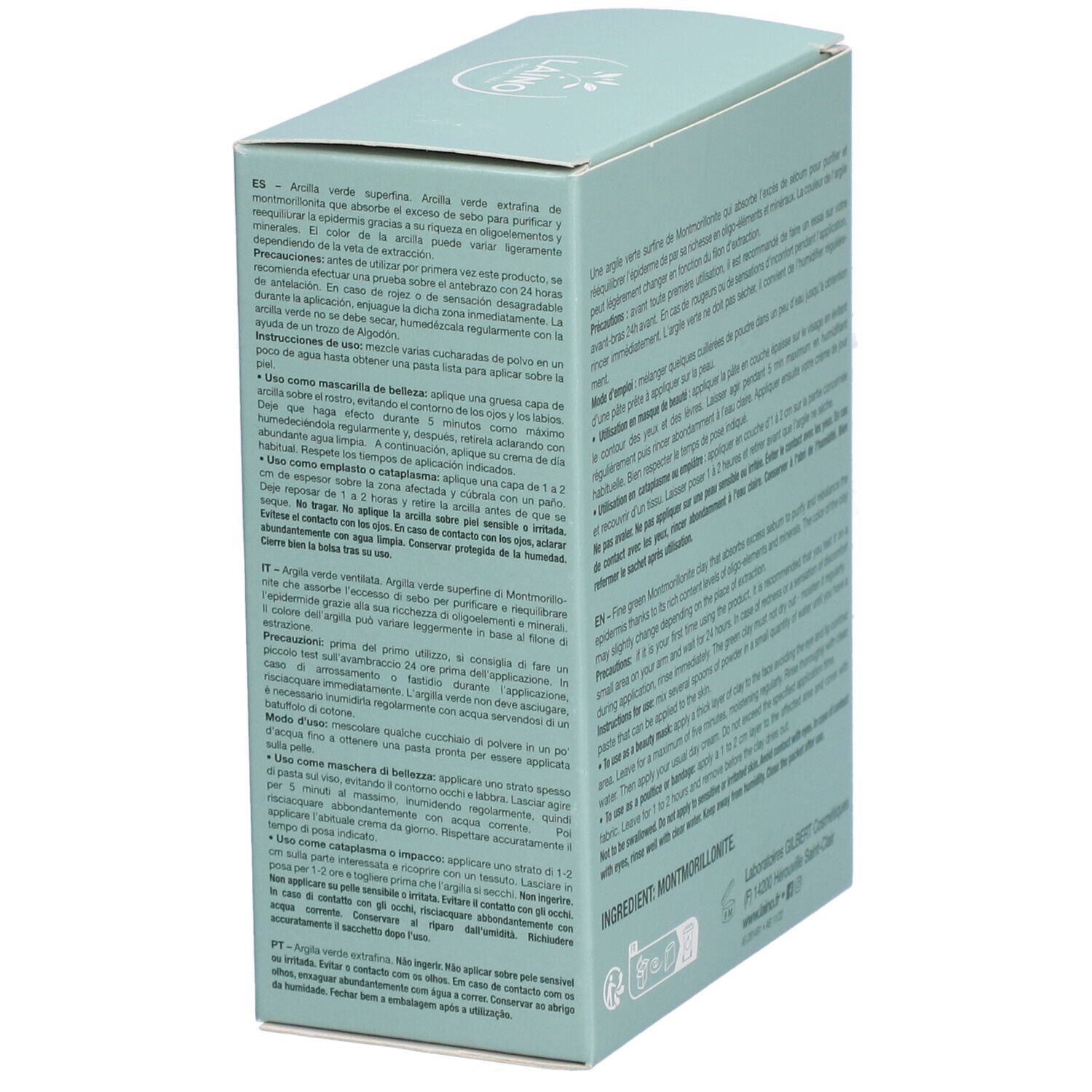 LAINO ARGILE POUDRE SURFINE 300G