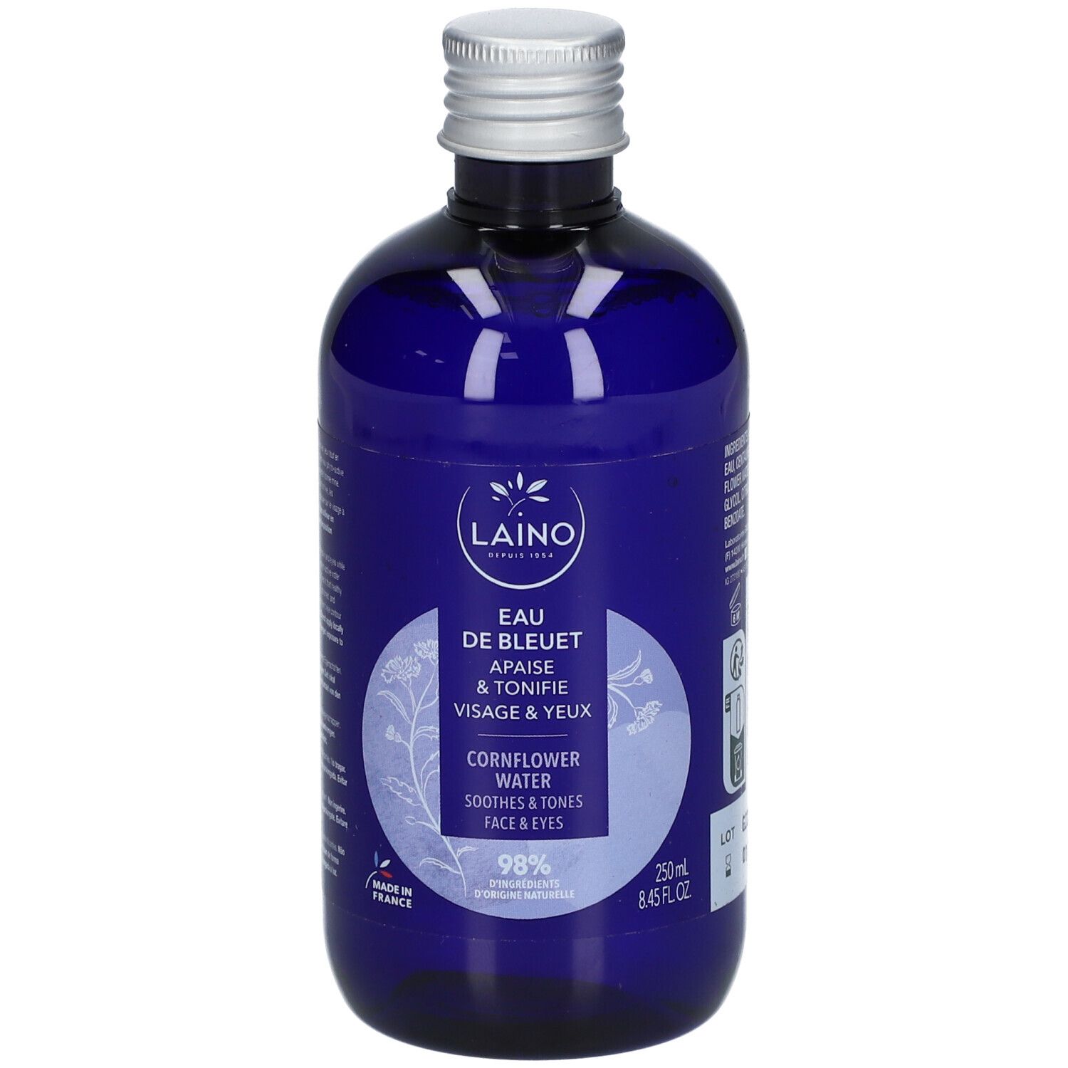 LAINO EAU DE BLEUET VISAGE ET YEUX - Eau de bleuet.  - fl 250 ml