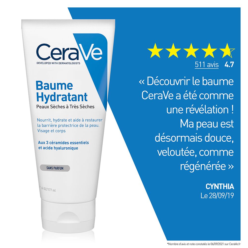 CERAVE BAUME HYDRA 177ML+CR VIS