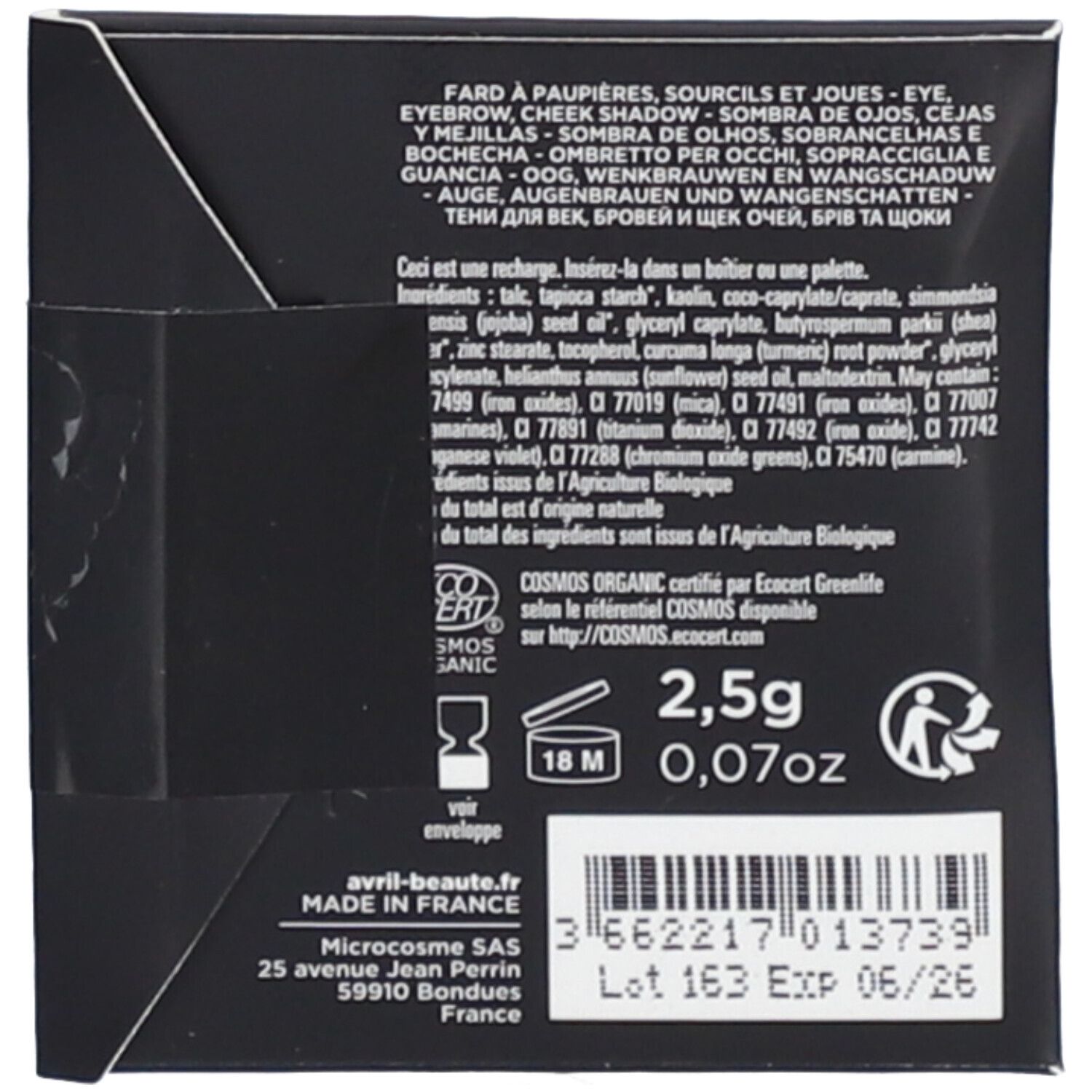 AVRIL Fard Multi-Usage -Brun Mat