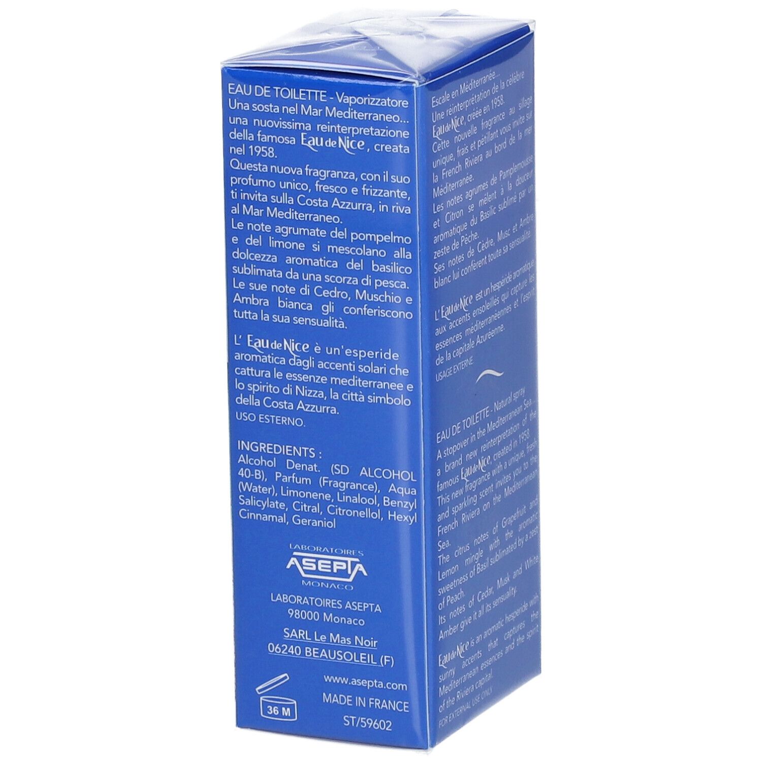 Eau de Nice Eau de toilette-spray