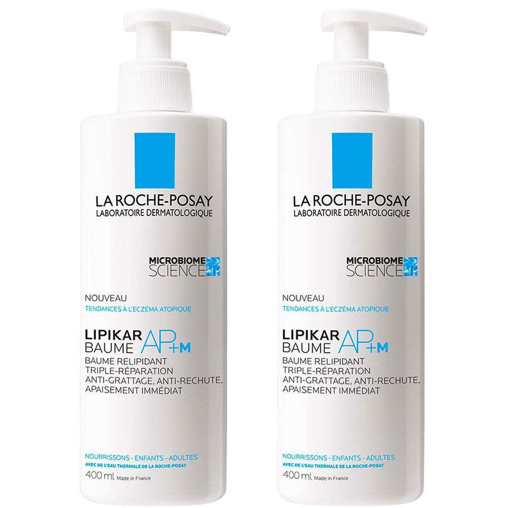 LA ROCHE POSAY LIPIKAR Baume AP+M Baume relipidant triple-réparation x2