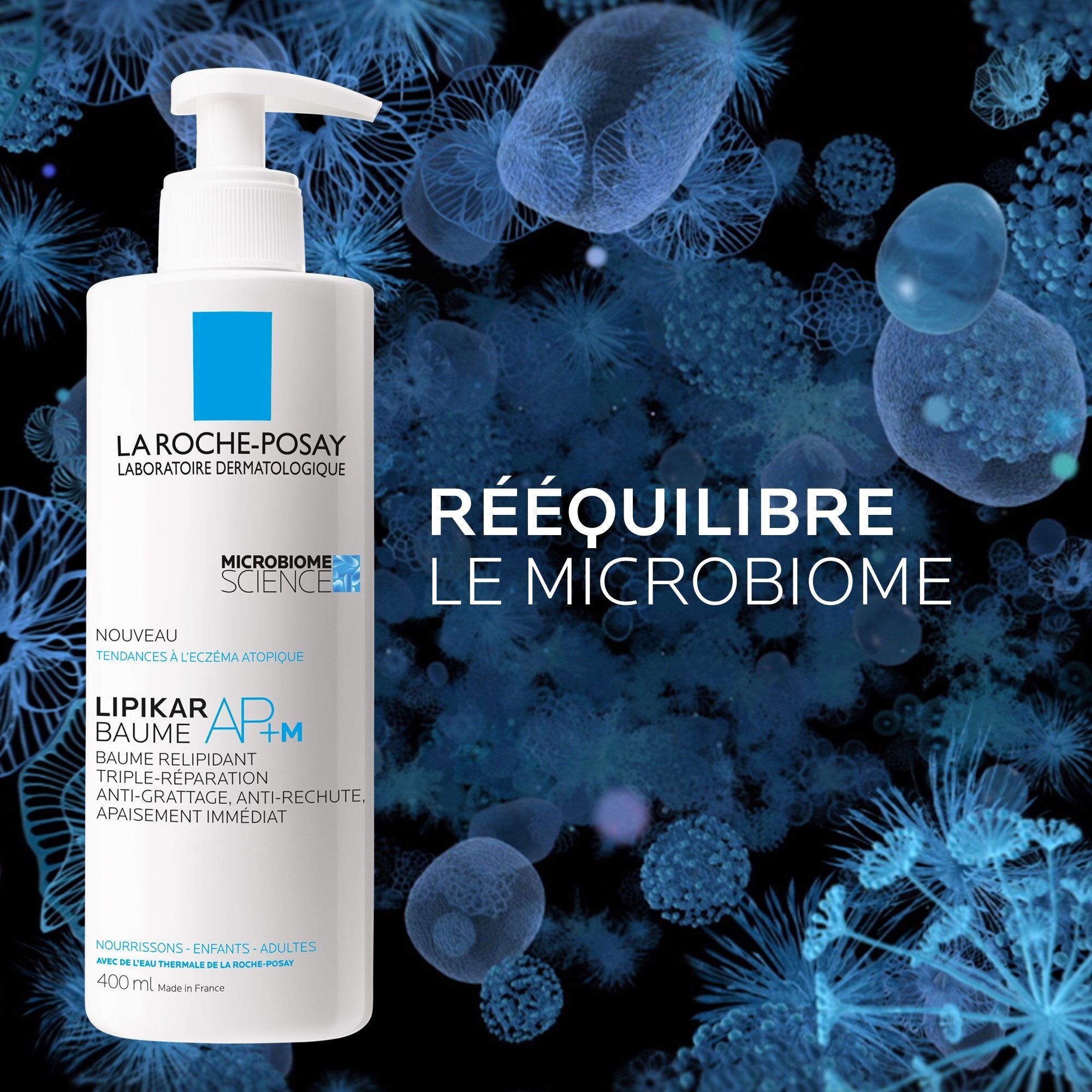 LA ROCHE POSAY LIPIKAR Baume AP+M Baume relipidant triple-réparation x2