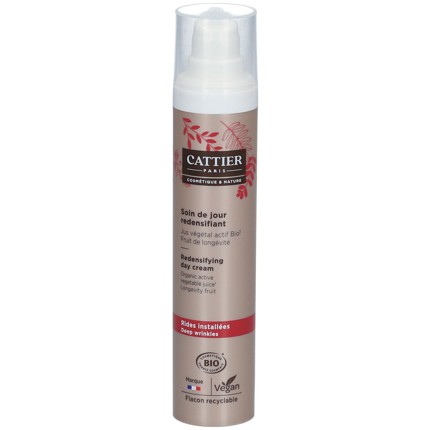 CATTIER Verstevigende dagverzorging - Gevestigde rimpels - Langlevend fruit - 50ml
