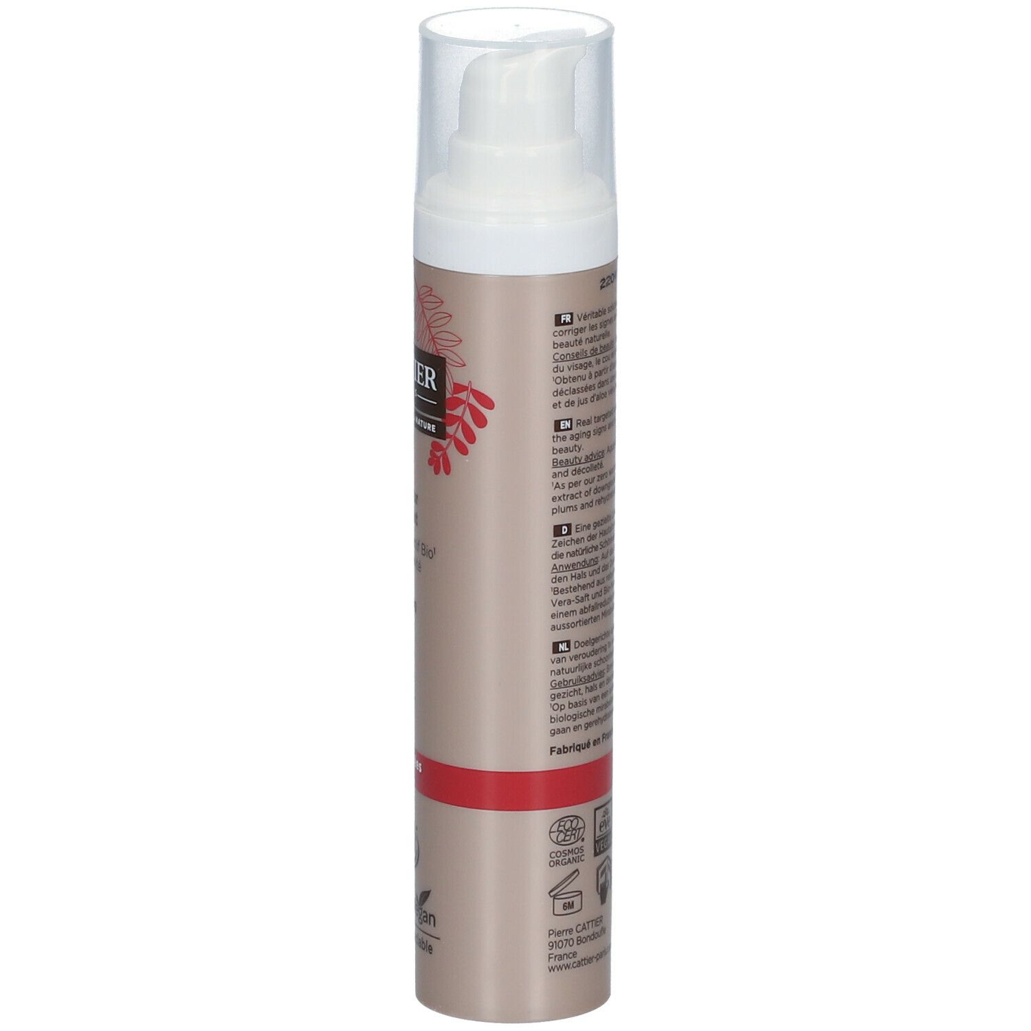 CATTIER Verstevigende dagverzorging - Gevestigde rimpels - Langlevend fruit - 50ml