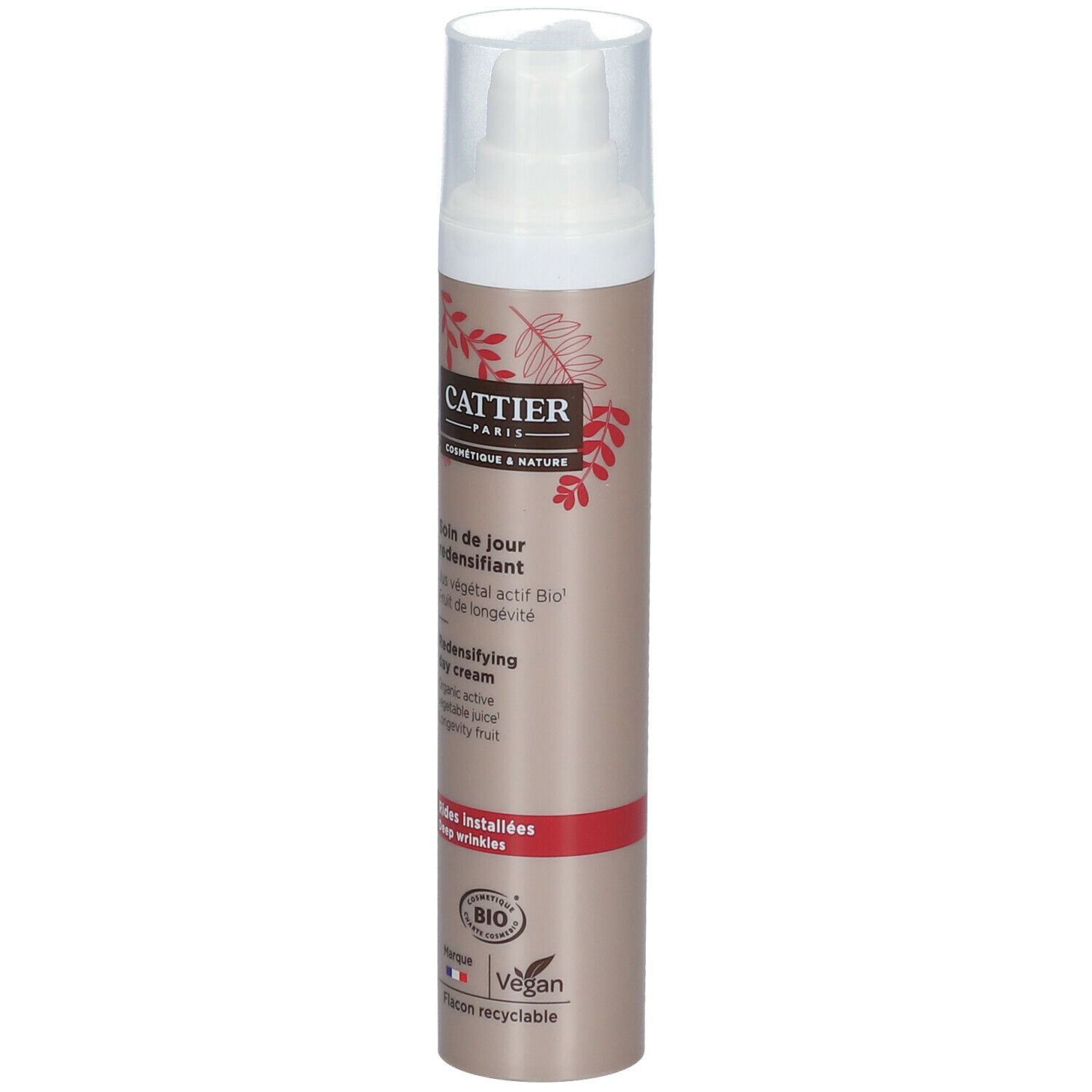 CATTIER Verstevigende dagverzorging - Gevestigde rimpels - Langlevend fruit - 50ml