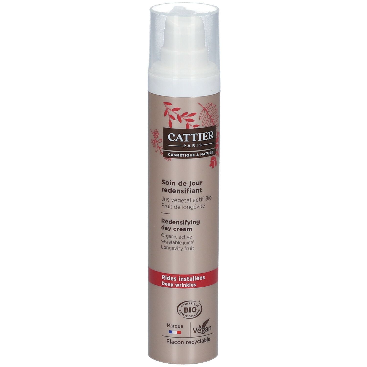 CATTIER Verstevigende dagverzorging - Gevestigde rimpels - Langlevend fruit - 50ml