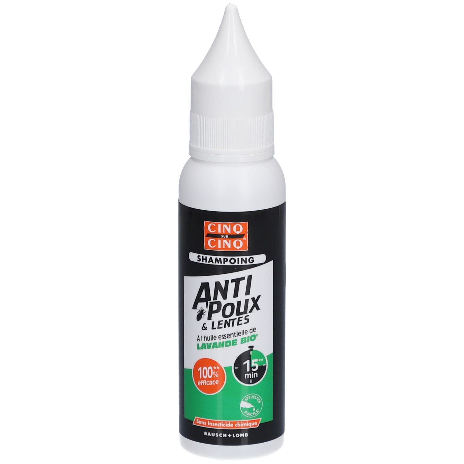 Cinq sur Cinq Anti-luizen- en neten shampoo gel Lavendel  - Essentiele Lavendelolie Bio