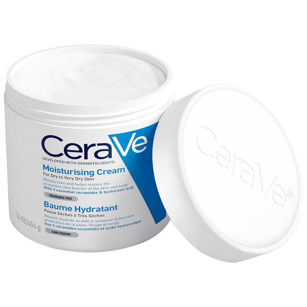 CeraVe Baume Hydratant visage et corps pour les peaux sèches à très sèches