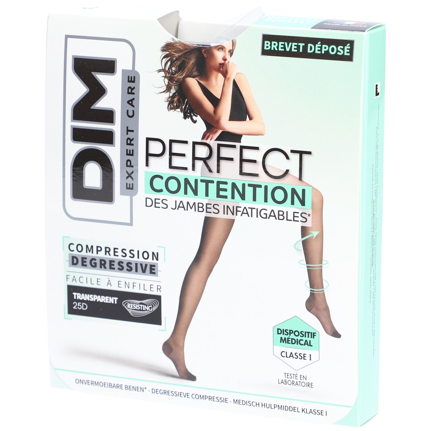 DIM Perfect Contention | 25D Sheer Panty | Zwart | Maat 4