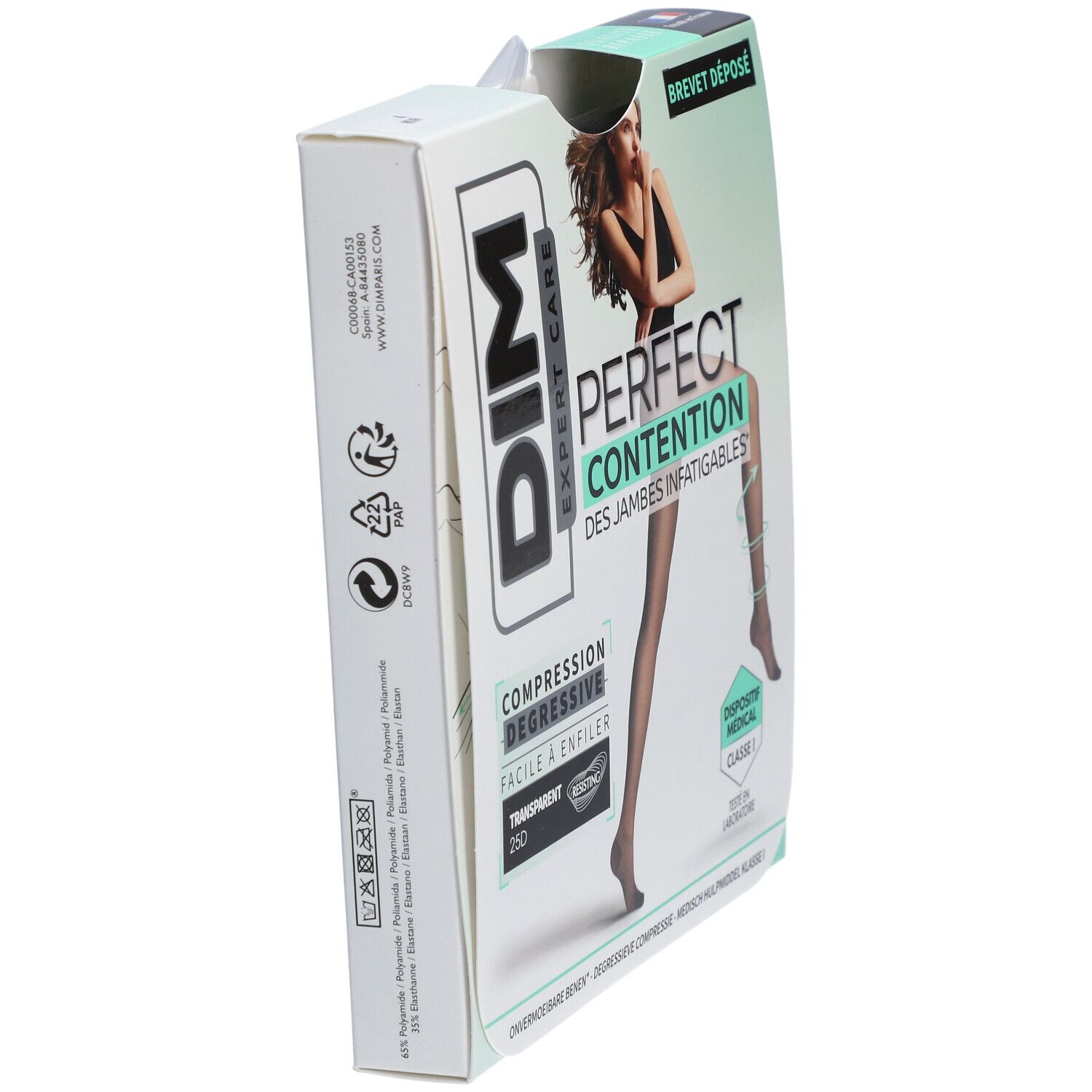 DIM Perfect Contention | 25D Sheer Panty | Zwart | Maat 4