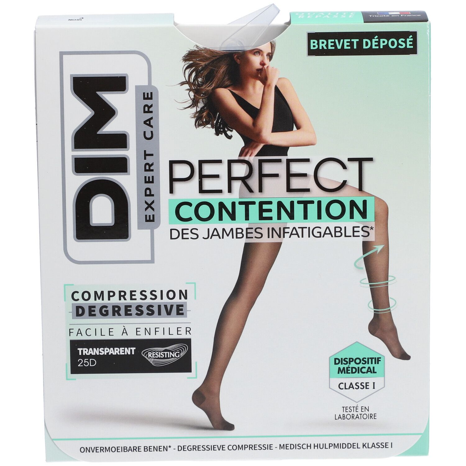 DIM Perfect Contention | 25D Sheer Panty | Zwart | Maat 4