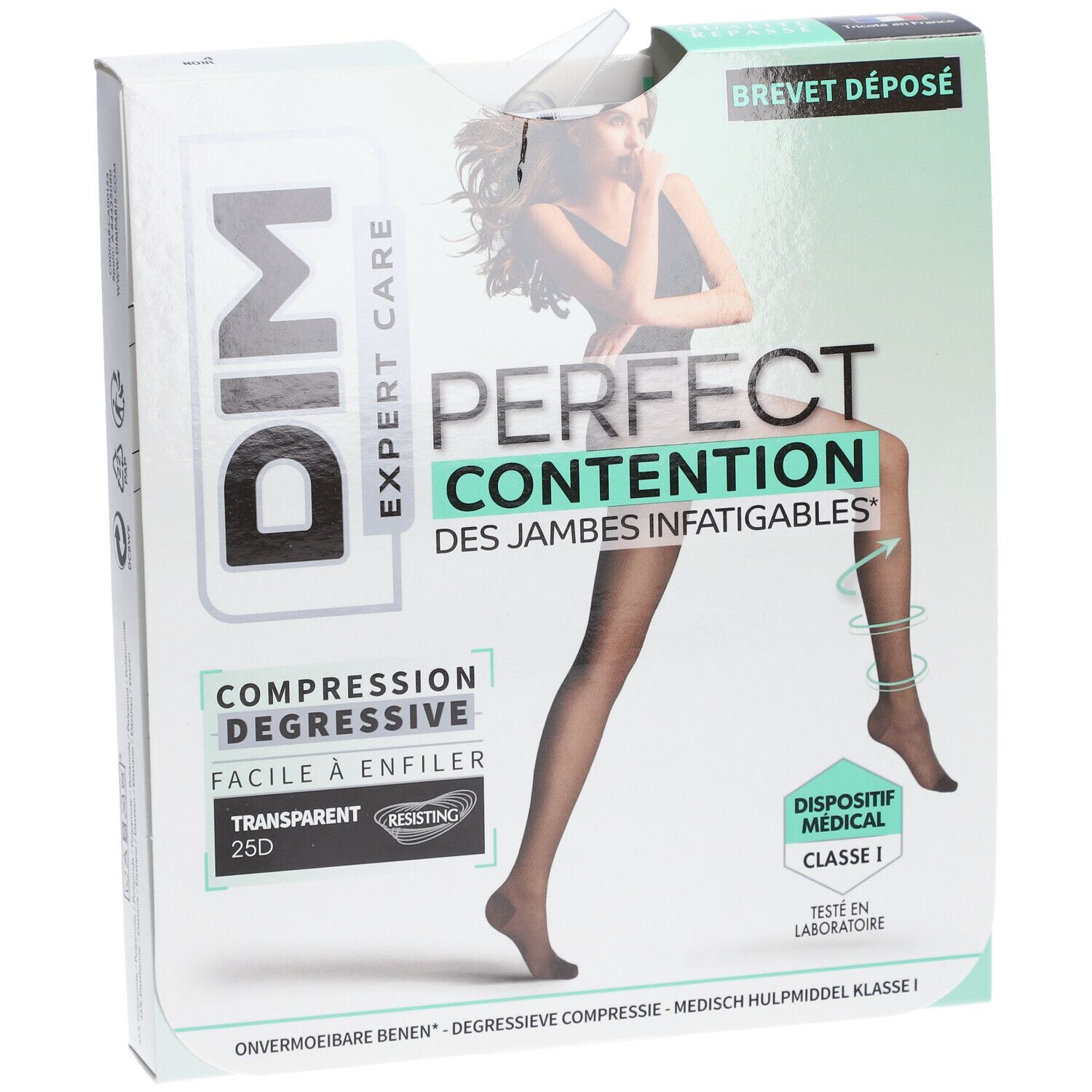 DIM Perfect Contention | 25D Sheer Panty | Zwart | Maat 4