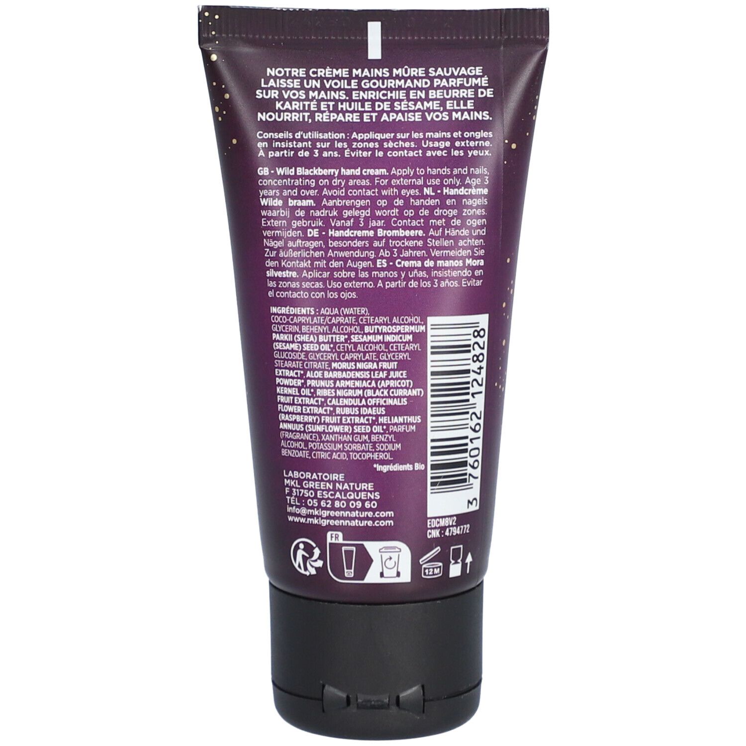 MKL Crème Mains Edition Limitée Mûre