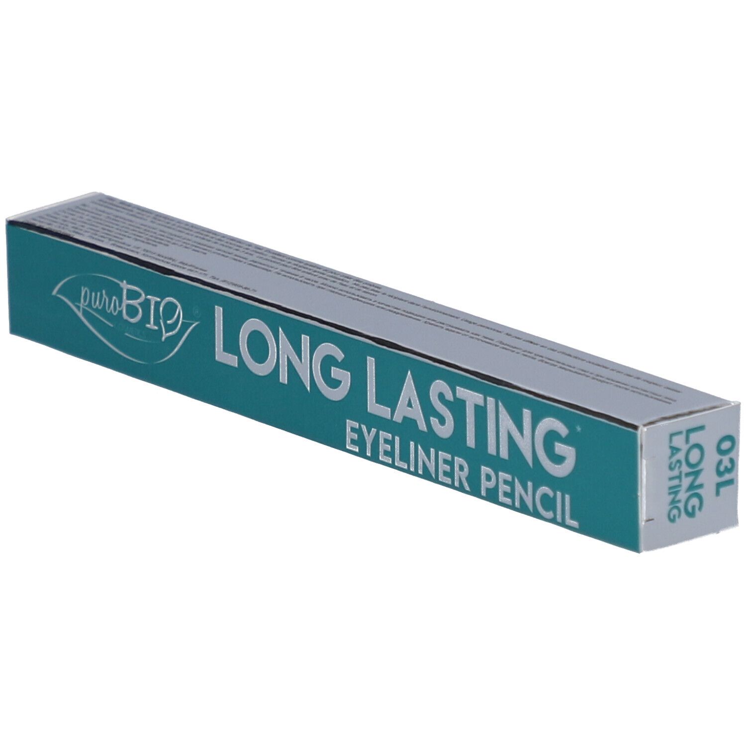 Verpakking. Opschrift: Long Lasting Eyeliner Pencil, 03L.